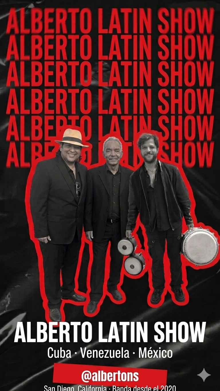 Albertos Latin Show — la banda al completo
